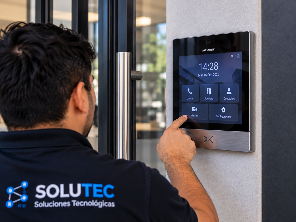 CCTV, TELEFONO IP, RACK, AP, PUERTAS CORREDIZAS