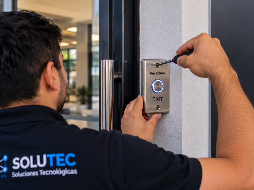 CCTV, TELEFONO IP, RACK, AP, PUERTAS CORREDIZAS